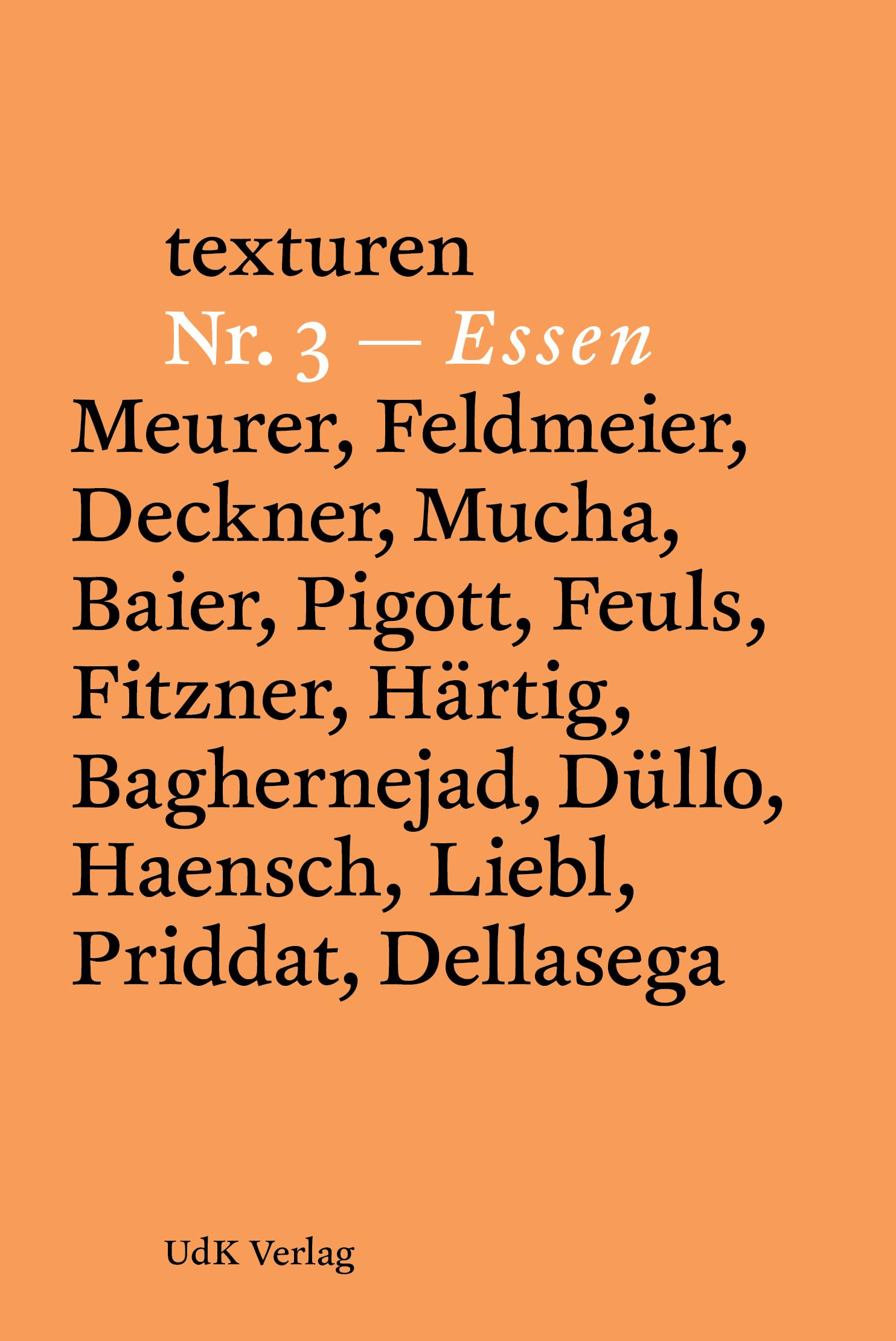 UdK Verlag Berlin – texturen Nr. 3 — Essen