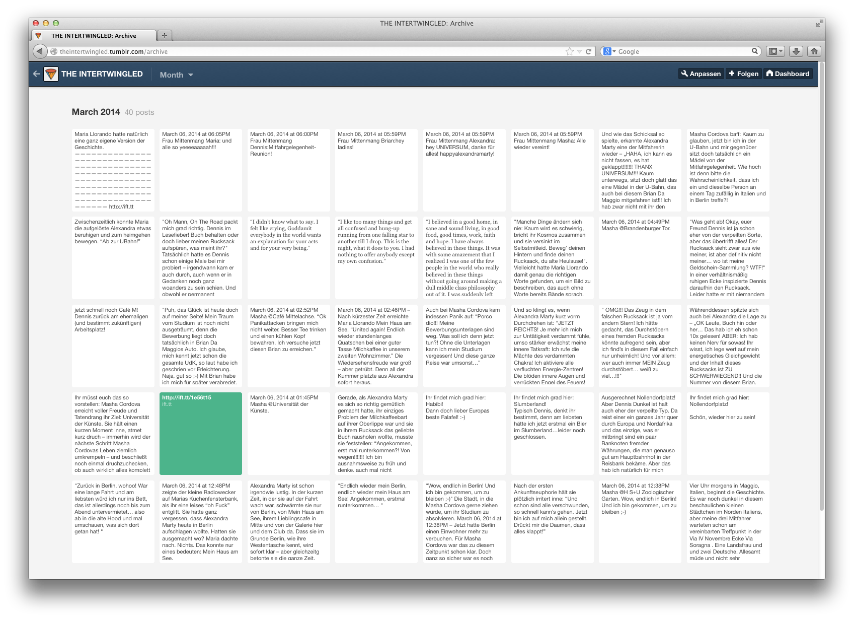 the intertwingled – IFTTT Automation und Narration